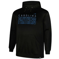 Carolina Panthers Big & Tall Fleece Pullover Hoodie - Black - Fanatics