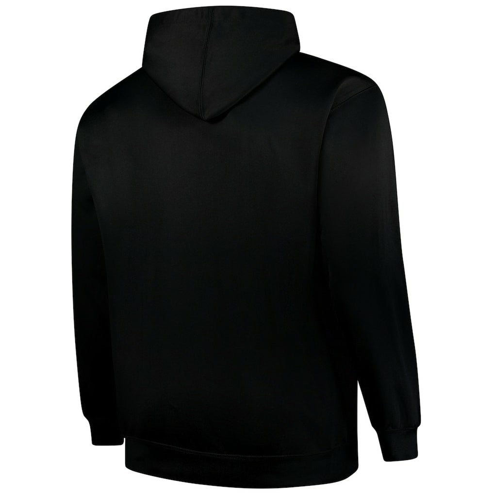 Carolina Panthers Big & Tall Fleece Pullover Hoodie - Black - Fanatics