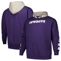 Dallas Cowboys Big & Tall Patched Out Pullover Hoodie - Purple - Fanatics