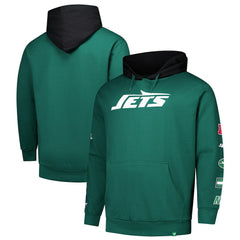 New York Jets Big & Tall Patched Out Pullover Hoodie - Green - Fanatics
