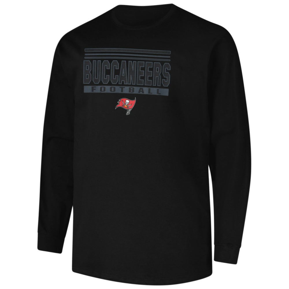 Tampa Bay Buccaneers Profile Big & Tall Pop Long Sleeve T-Shirt - Black - NFL