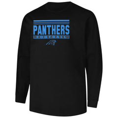 Carolina Panthers Profile Big & Tall Pop Long Sleeve T-Shirt - Black - NFL