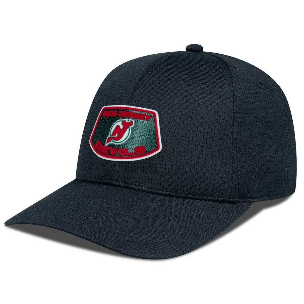 New Jersey Devils Levelwear Retro Skylight Zephyr Adjustable Hat - Black | NHL discount
