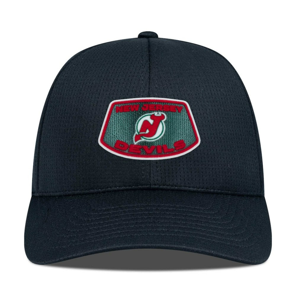 New Jersey Devils Levelwear Retro Skylight Zephyr Adjustable Hat - Black | NHL discount