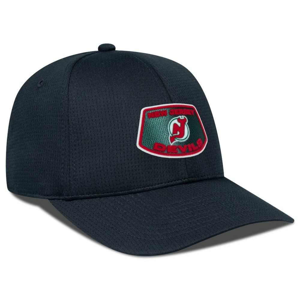 New Jersey Devils Levelwear Retro Skylight Zephyr Adjustable Hat - Black | NHL discount