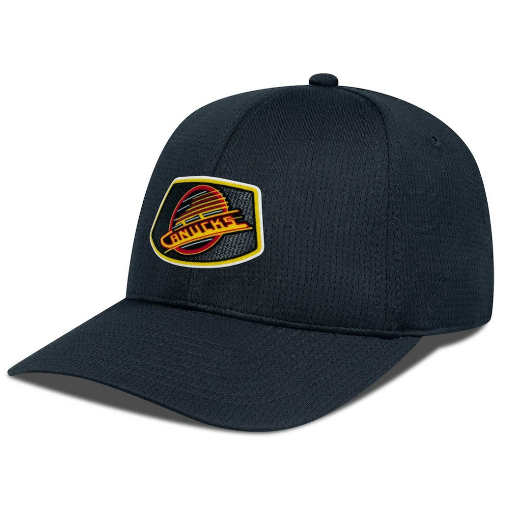Vancouver Canucks Levelwear Retro Skylight Zephyr Adjustable Hat - Black | NHL near me