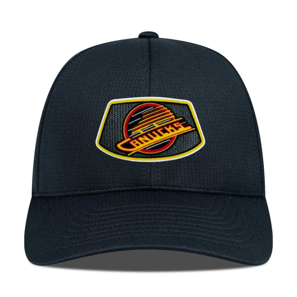 Vancouver Canucks Levelwear Retro Skylight Zephyr Adjustable Hat - Black | NHL near me