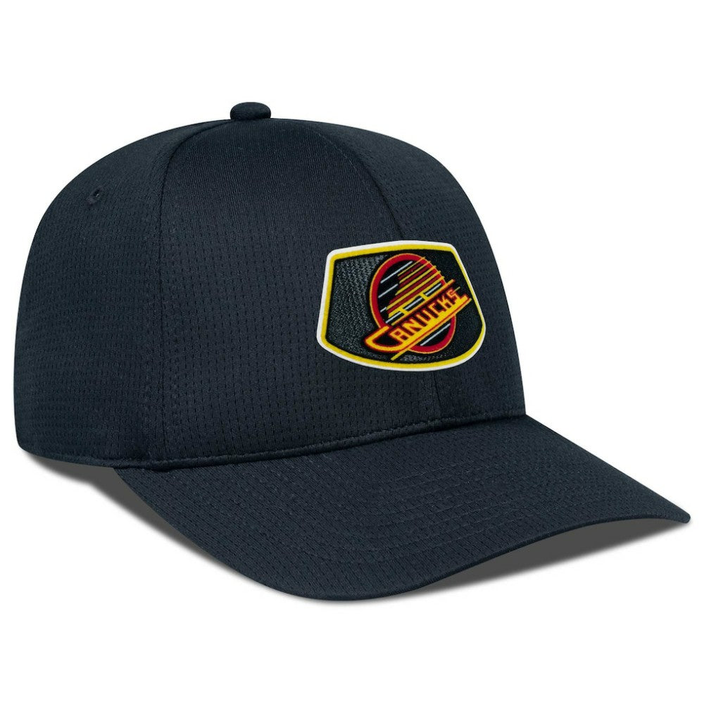 Vancouver Canucks Levelwear Retro Skylight Zephyr Adjustable Hat - Black | NHL near me