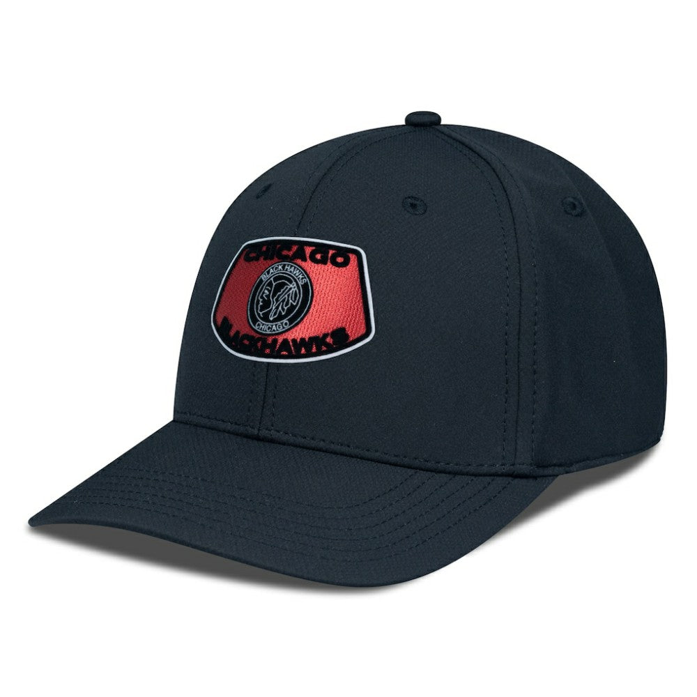 Chicago Blackhawks Levelwear Retro Skylight Rise Flex Hat - Black | NHL discount