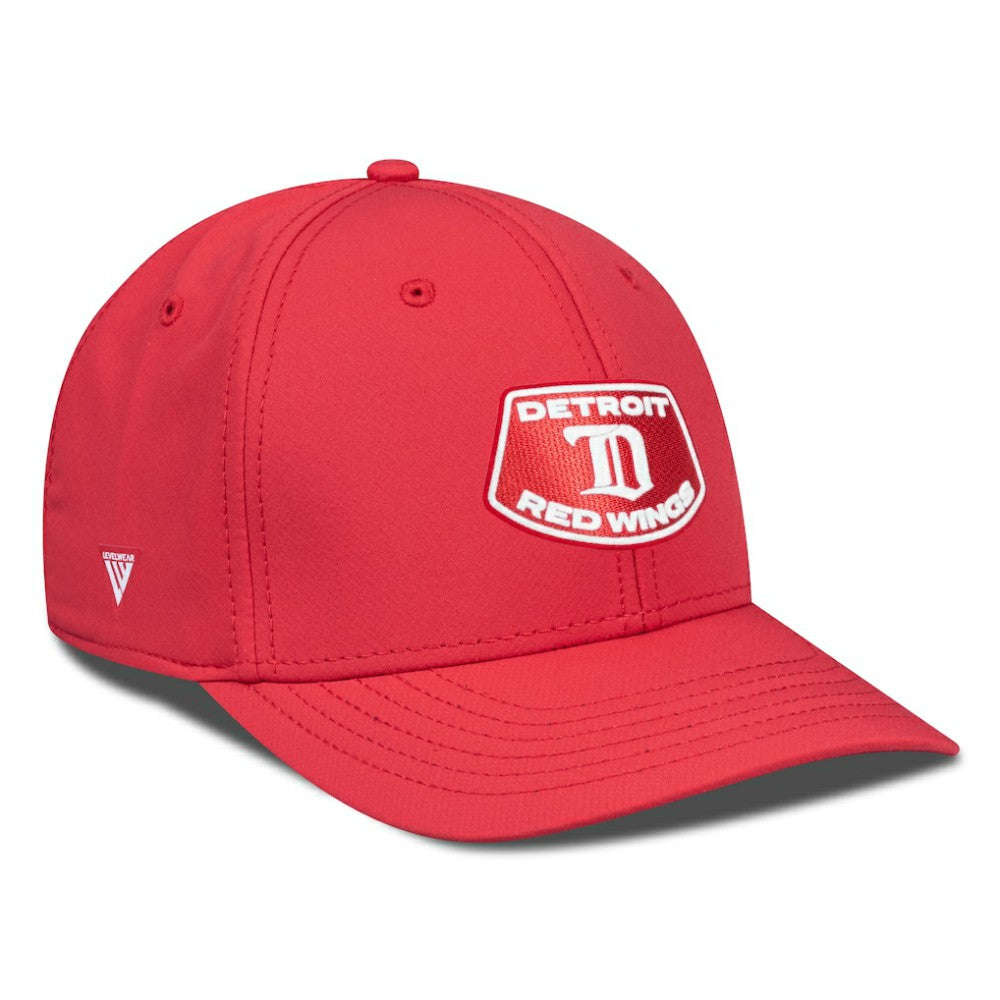 Detroit Red Wings Levelwear Retro Skylight Rise Flex Hat - Red | NHL sale