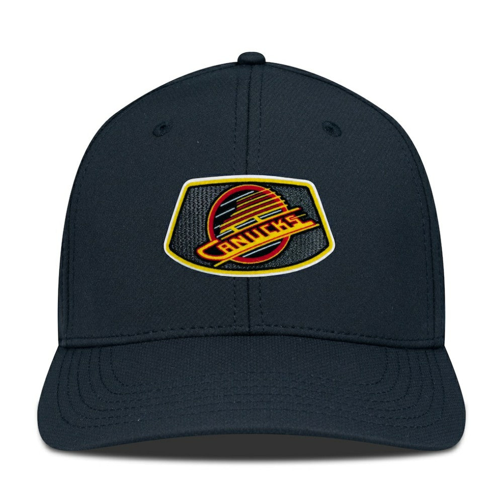 Vancouver Canucks Levelwear Retro Skylight Rise Flex Hat - Black | NHL online