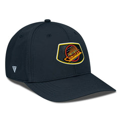Vancouver Canucks Levelwear Retro Skylight Rise Flex Hat - Black | NHL online