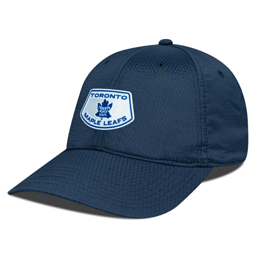 Toronto Maple Leafs Levelwear Retro Skylight Matrix Adjustable Hat - Navy | NHL Clearance