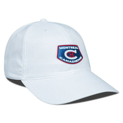 Montreal Canadiens Levelwear Retro Skylight Matrix Adjustable Hat - White | NHL Clearance
