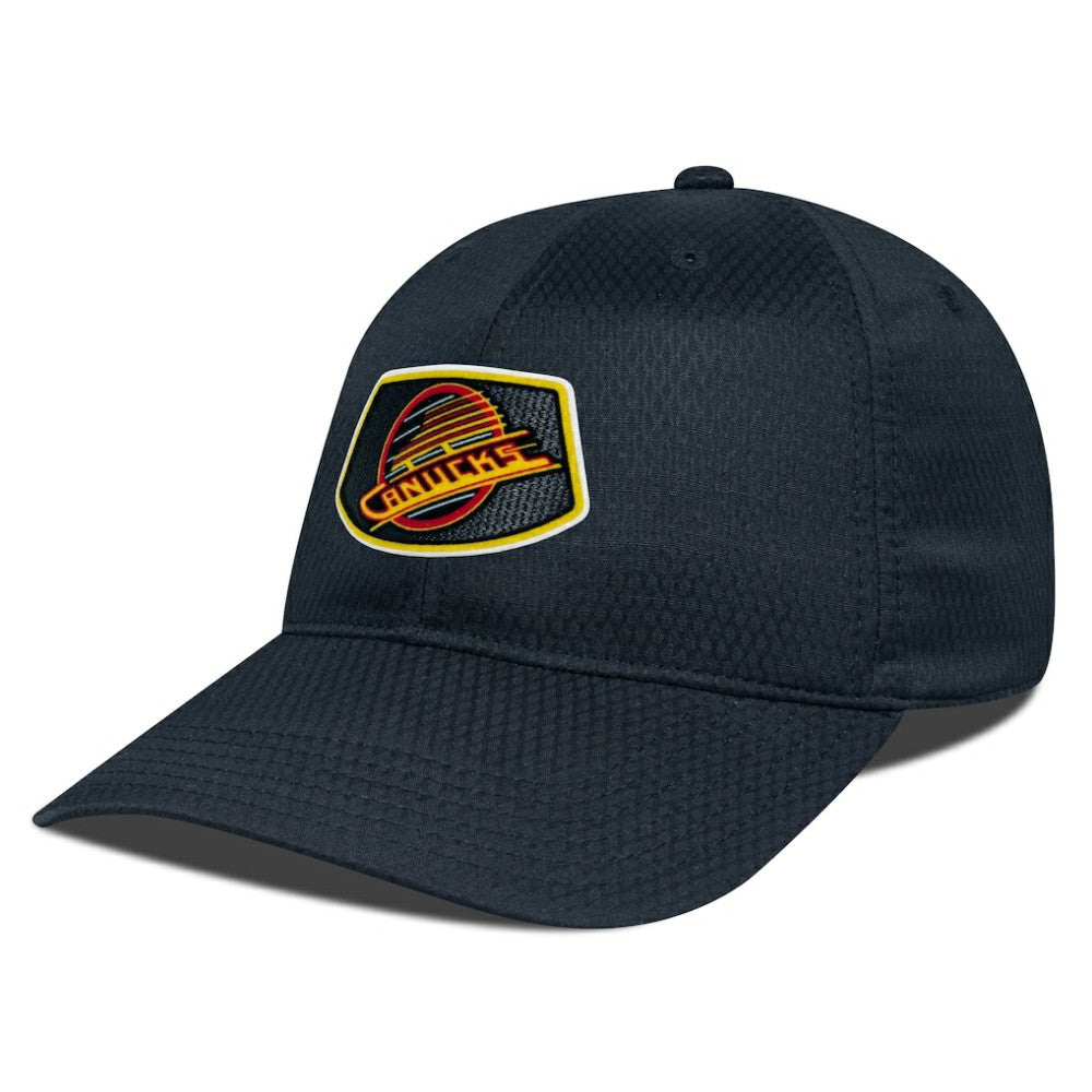 Vancouver Canucks Levelwear Retro Skylight Matrix Adjustable Hat - Black | NHL sale