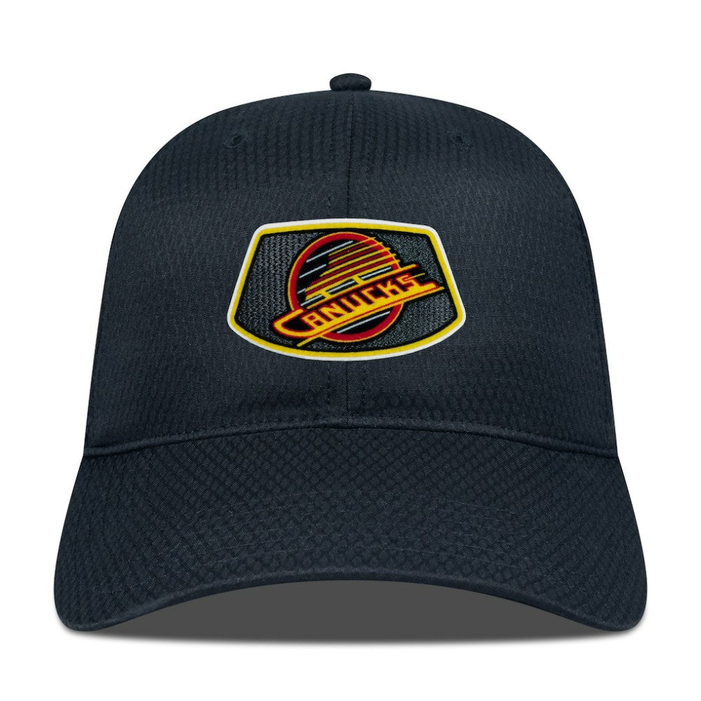 Vancouver Canucks Levelwear Retro Skylight Matrix Adjustable Hat - Black | NHL sale