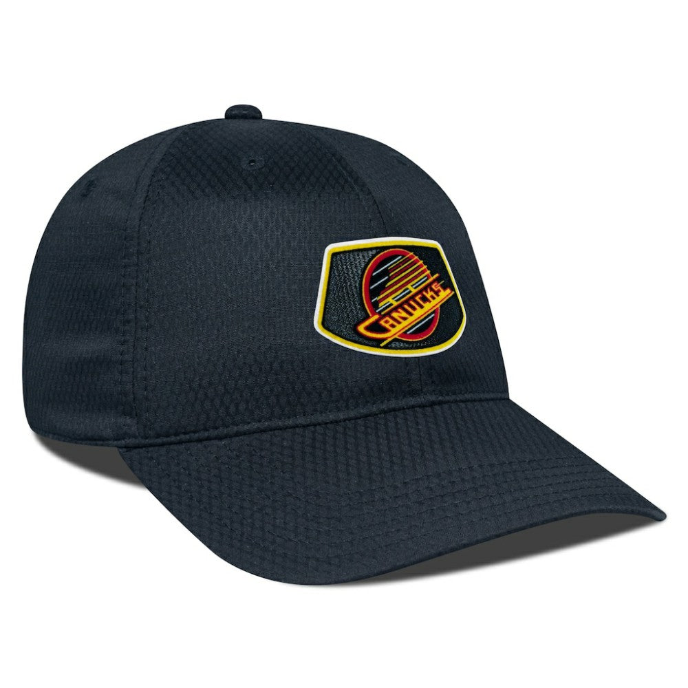 Vancouver Canucks Levelwear Retro Skylight Matrix Adjustable Hat - Black | NHL sale