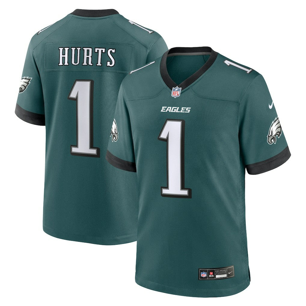 Jalen Hurts Philadelphia Eagles Team Game Jersey - Midnight Green - Nike