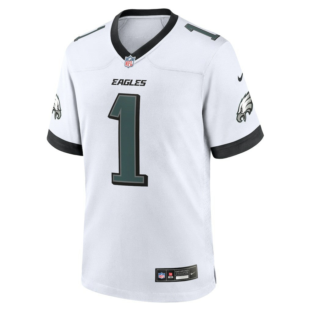 Jalen Hurts Philadelphia Eagles White Game Jersey - White - Nike