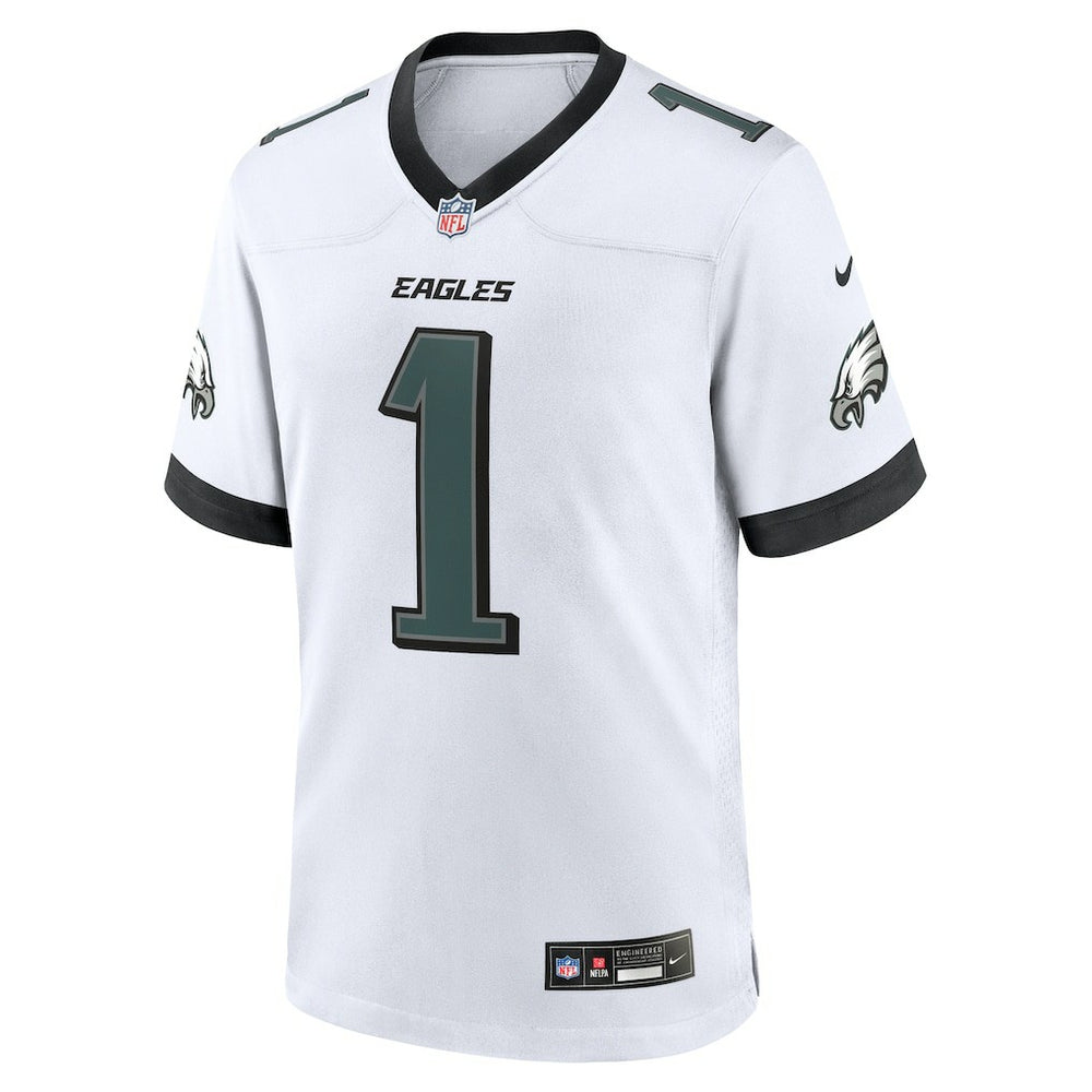 Jalen Hurts Philadelphia Eagles White Game Jersey - White - Nike