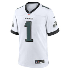Jalen Hurts Philadelphia Eagles White Game Jersey - White - Nike