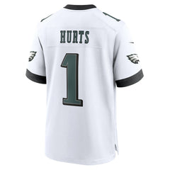 Jalen Hurts Philadelphia Eagles White Game Jersey - White - Nike