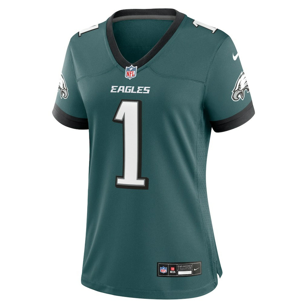Jalen Hurts Philadelphia Eagles Women's Team Game Jersey - Midnight Green - Nike