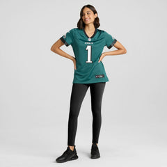 Jalen Hurts Philadelphia Eagles Women's Team Game Jersey - Midnight Green - Nike