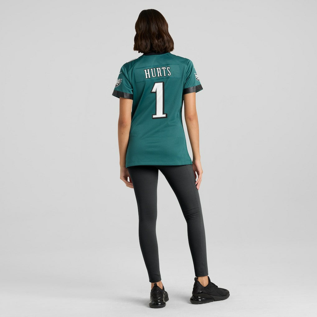 Jalen Hurts Philadelphia Eagles Women's Team Game Jersey - Midnight Green - Nike