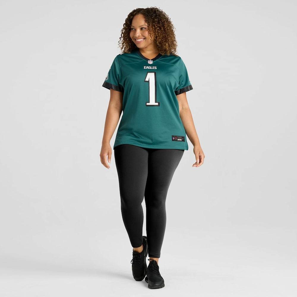 Jalen Hurts Philadelphia Eagles Women's Team Game Jersey - Midnight Green - Nike