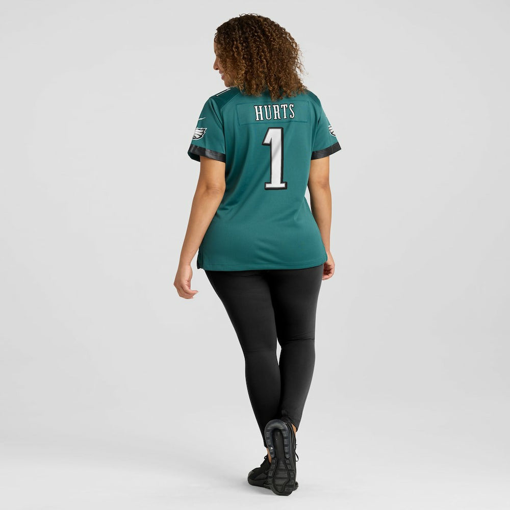 Jalen Hurts Philadelphia Eagles Women's Team Game Jersey - Midnight Green - Nike