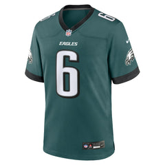 DeVonta Smith Philadelphia Eagles Team Game Jersey - Midnight Green - Nike