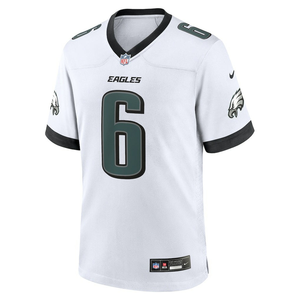 DeVonta Smith Philadelphia Eagles White Game Jersey - White - Nike