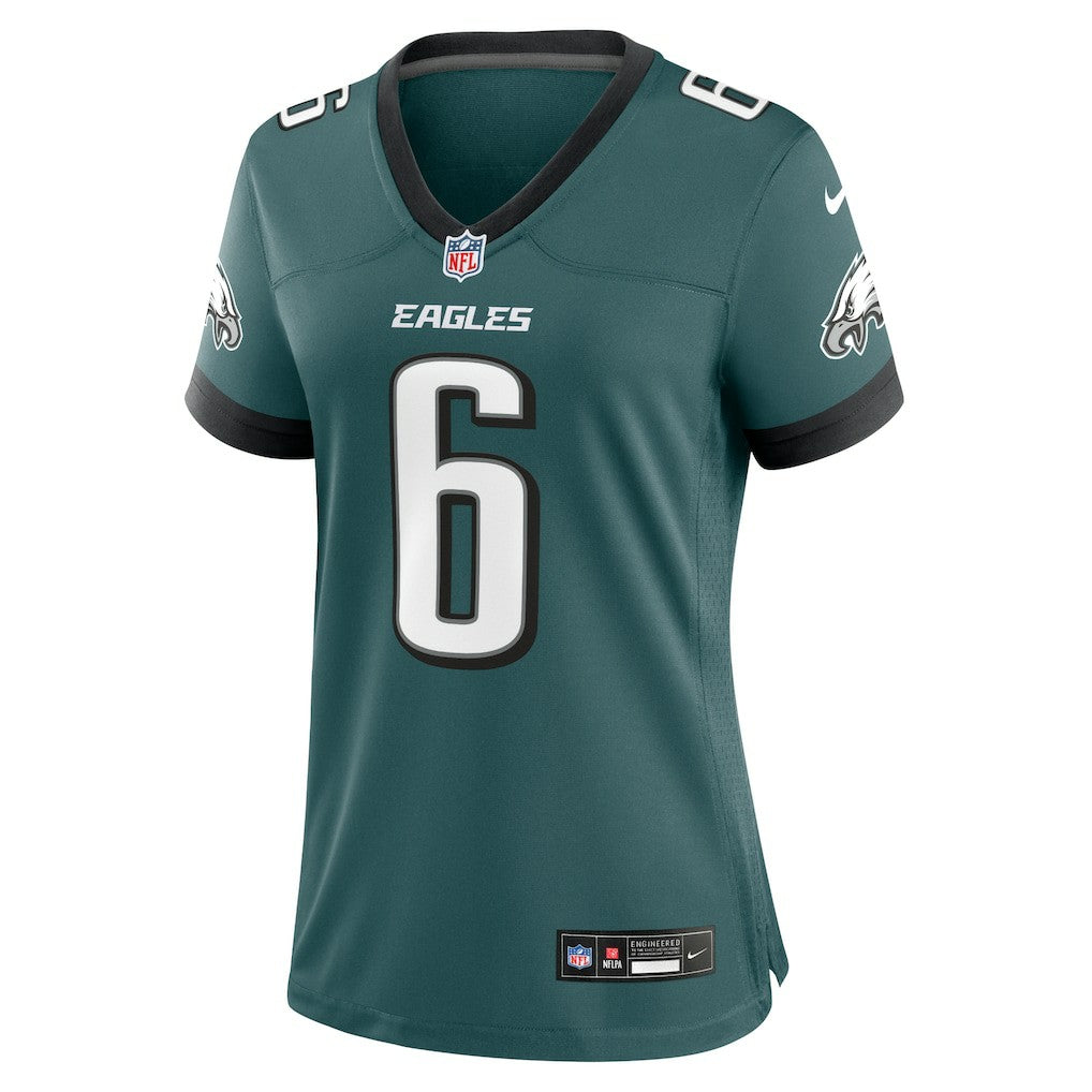 DeVonta Smith Philadelphia Eagles Women's Team Game Jersey - Midnight Green - Nike
