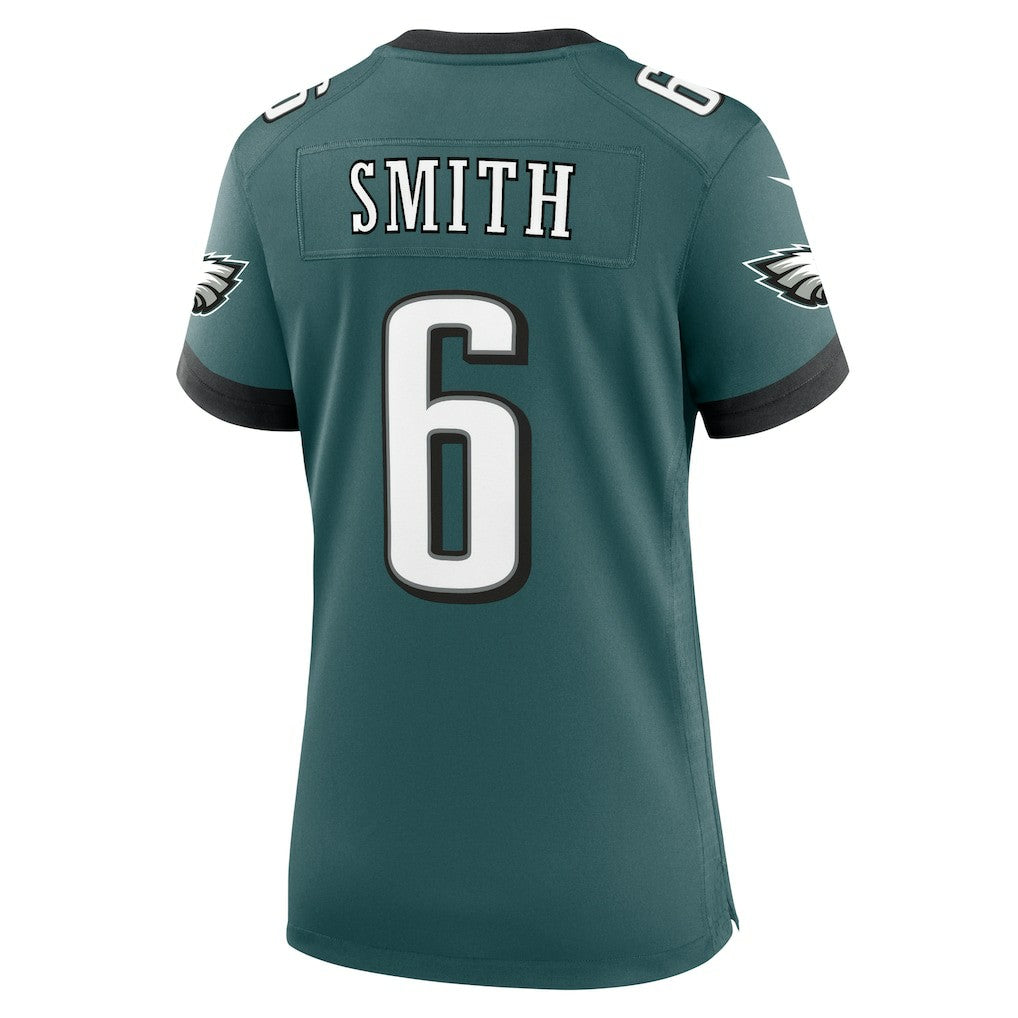 DeVonta Smith Philadelphia Eagles Women's Team Game Jersey - Midnight Green - Nike
