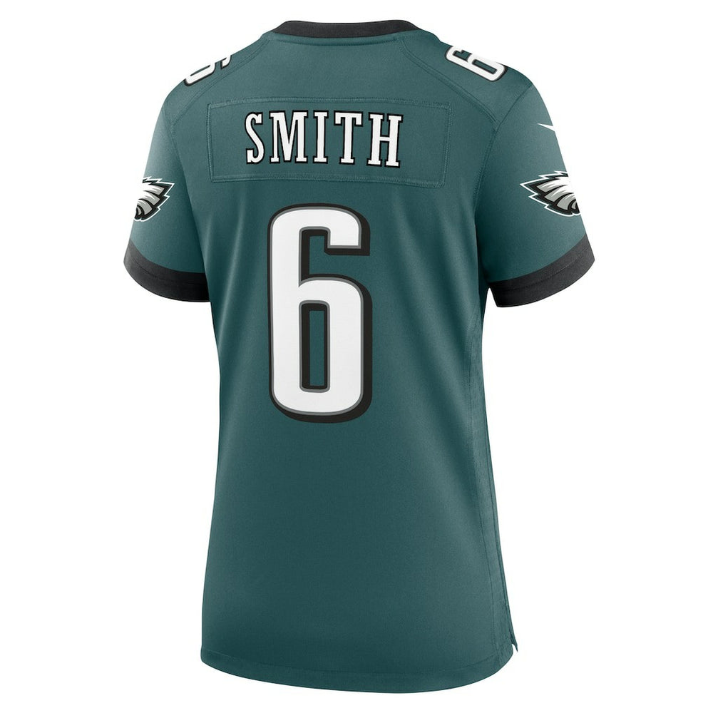 DeVonta Smith Philadelphia Eagles Women's Team Game Jersey - Midnight Green - Nike