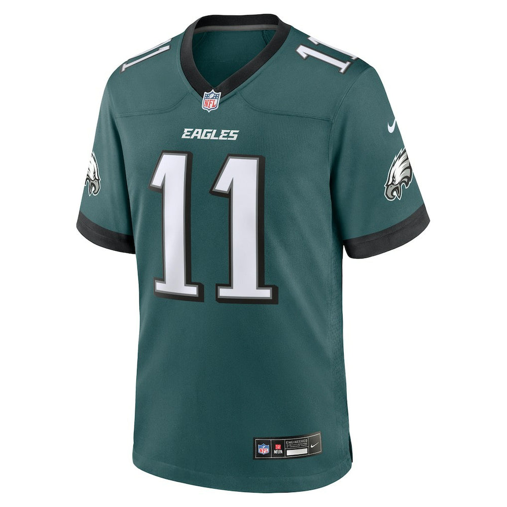 A.J. Brown Philadelphia Eagles Team Game Jersey - Midnight Green - Nike