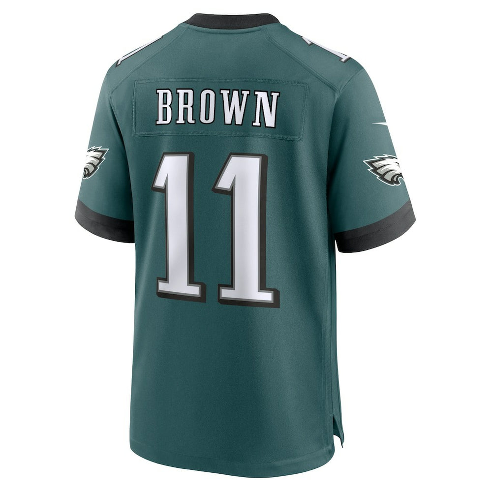 A.J. Brown Philadelphia Eagles Team Game Jersey - Midnight Green - Nike