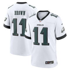 A.J. Brown Philadelphia Eagles White Game Jersey - White - Nike