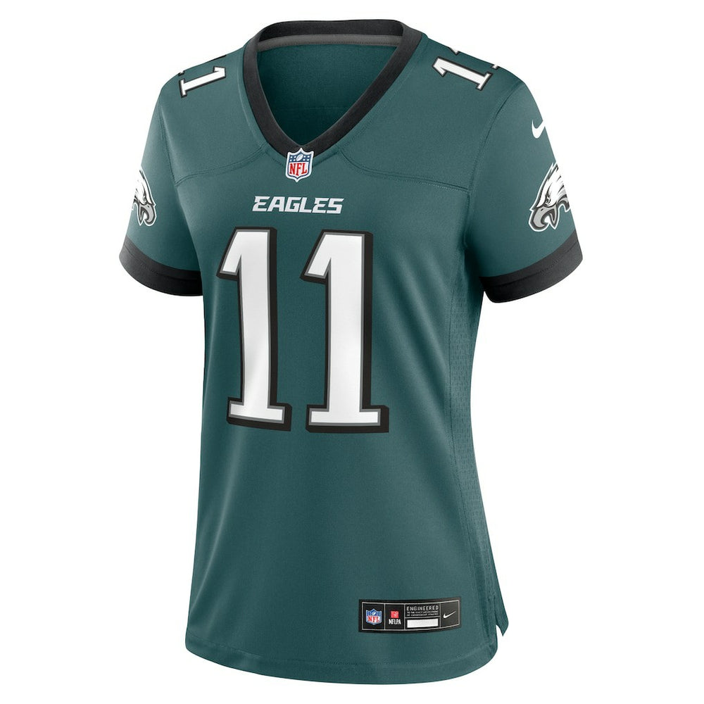 A.J. Brown Philadelphia Eagles Women's Team Game Jersey - Midnight Green - Nike