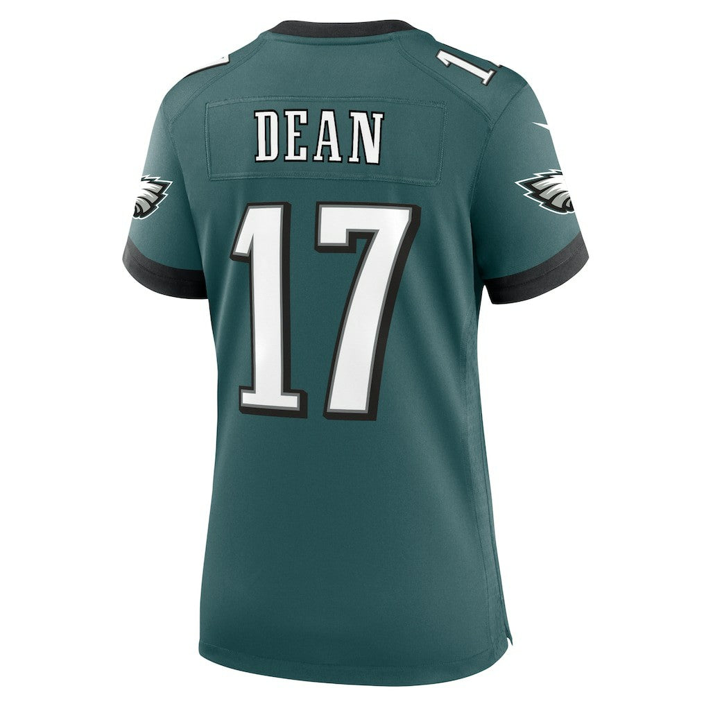 Nakobe Dean Philadelphia Eagles Women's Team Game Jersey - Midnight Green - Nike
