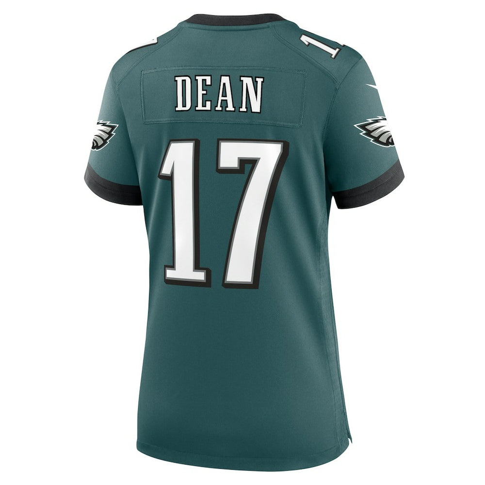 Nakobe Dean Philadelphia Eagles Women's Team Game Jersey - Midnight Green - Nike