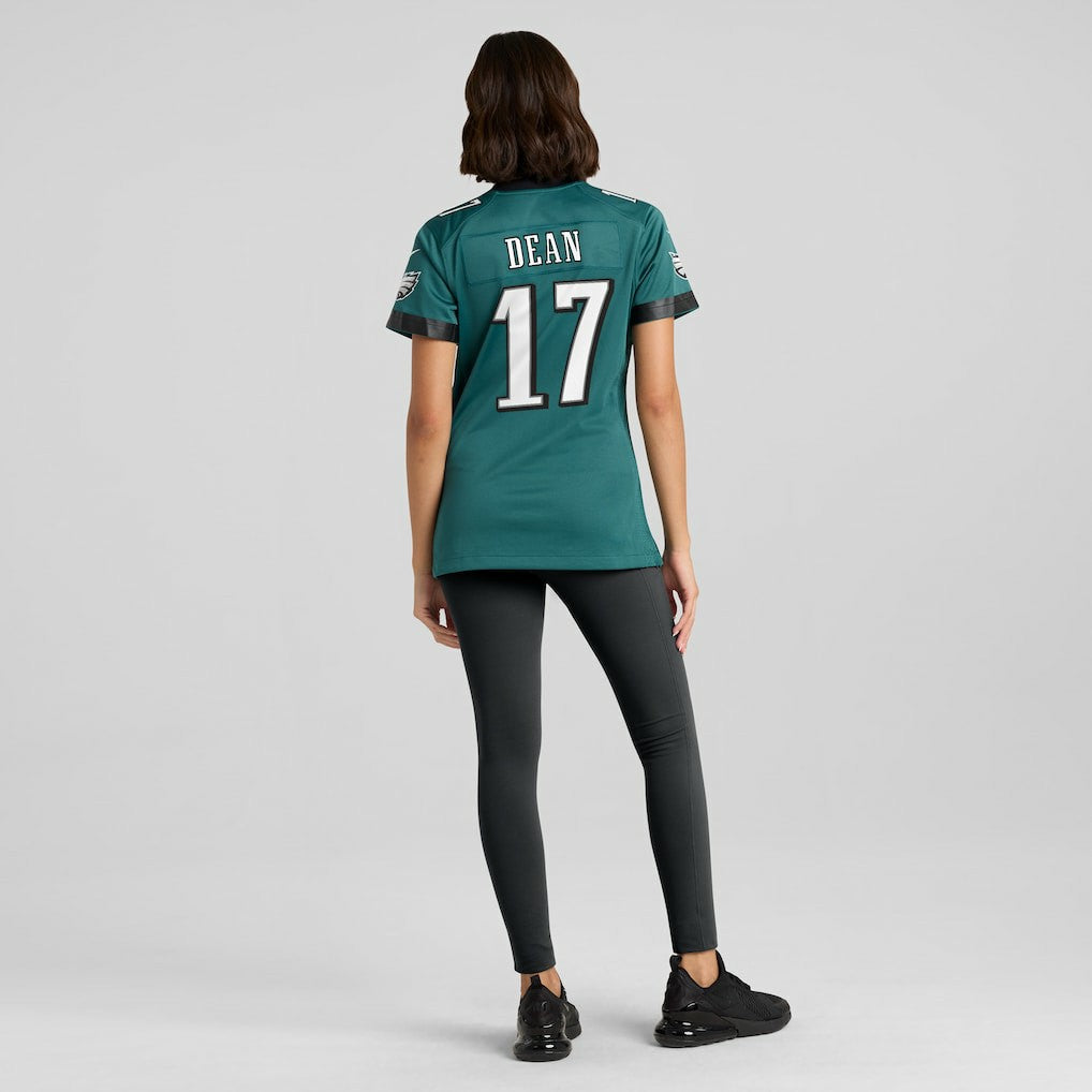 Nakobe Dean Philadelphia Eagles Women's Team Game Jersey - Midnight Green - Nike