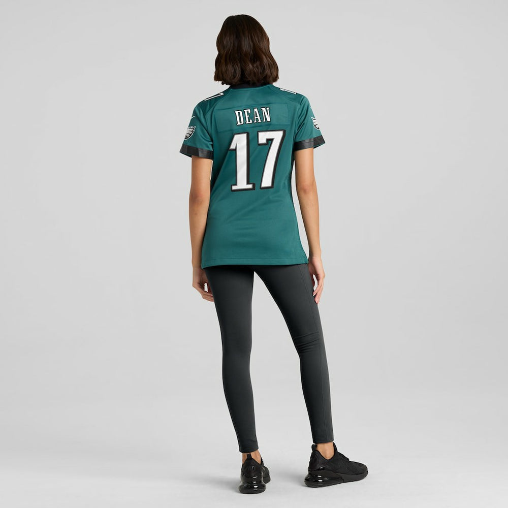 Nakobe Dean Philadelphia Eagles Women's Team Game Jersey - Midnight Green - Nike