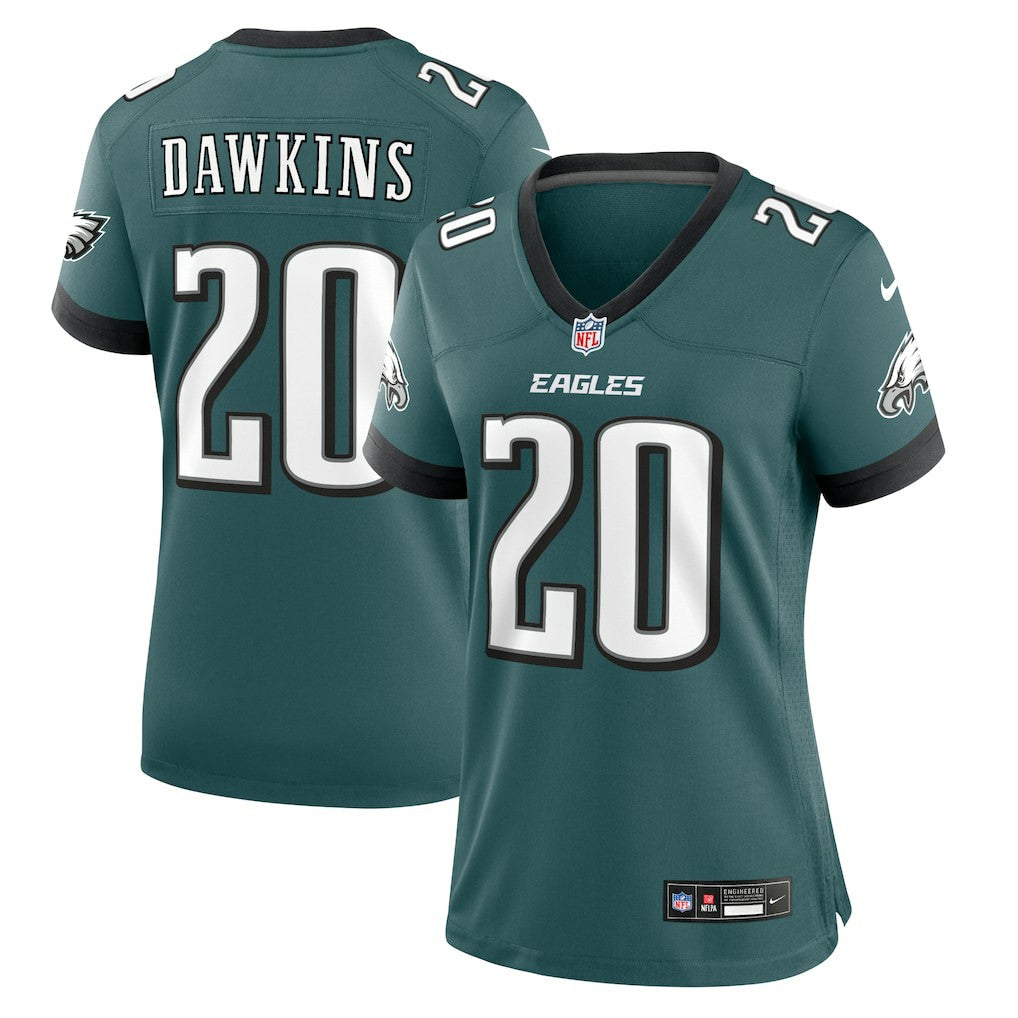 Brian Dawkins Philadelphia Eagles Women's Retired Player Game Jersey - Midnight Green - Nike
