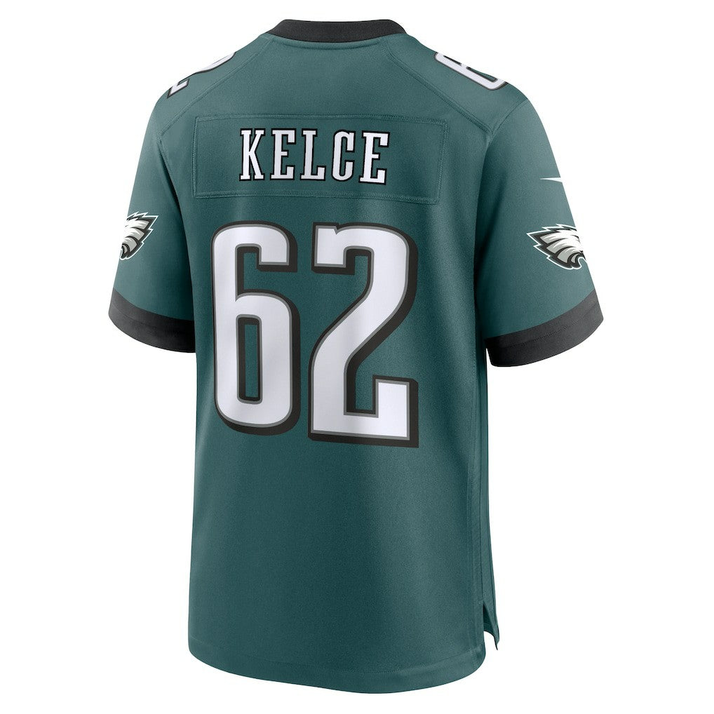 Jason Kelce Philadelphia Eagles Team Game Jersey - Midnight Green - Nike