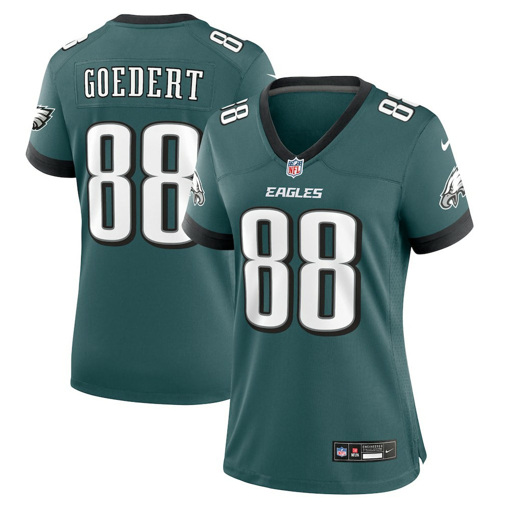 Dallas Goedert Philadelphia Eagles Women's Team Game Jersey - Midnight Green - Nike