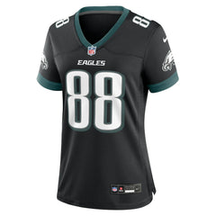 Dallas Goedert Philadelphia Eagles Women's Alternate Game Jersey - Black - Nike