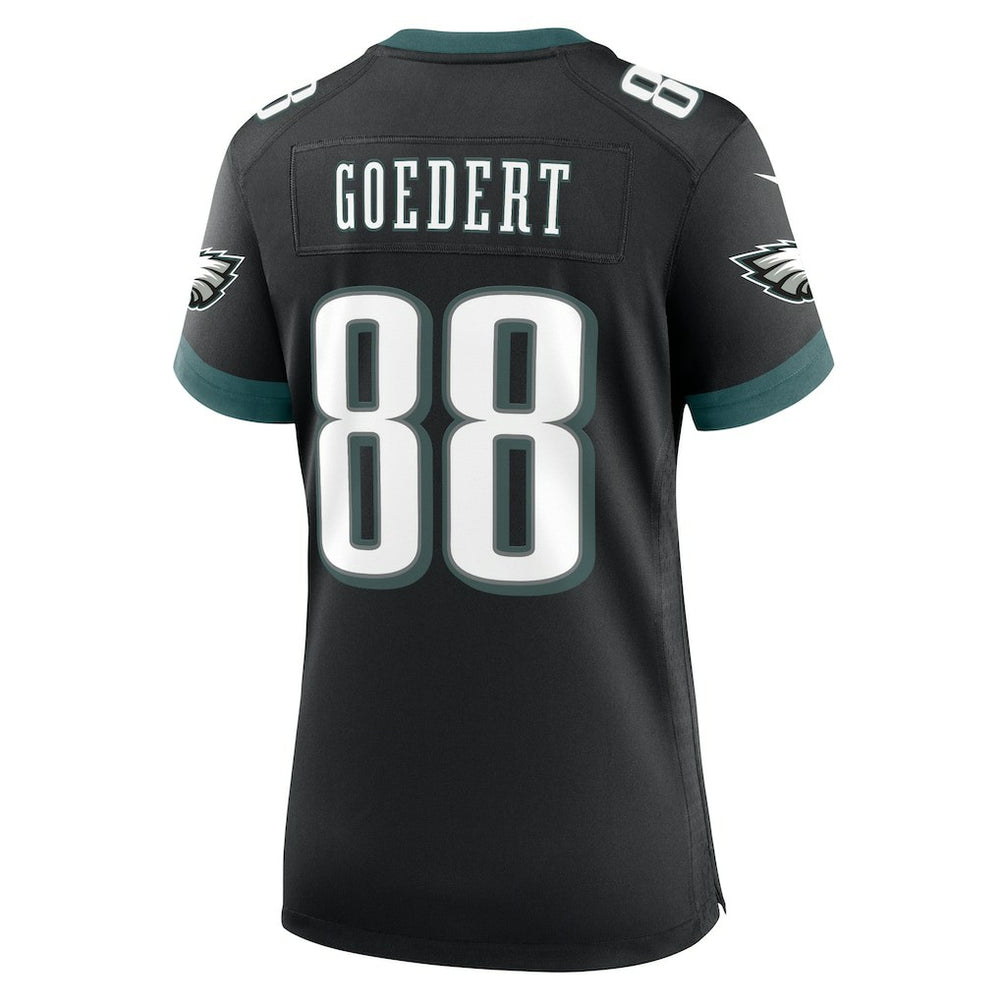 Dallas Goedert Philadelphia Eagles Women's Alternate Game Jersey - Black - Nike