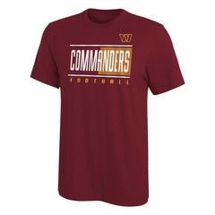 Washington Commanders Youth Pumped Up T-Shirt - Burgundy - NFL